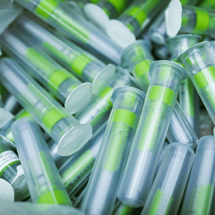 Close up image of cartridges