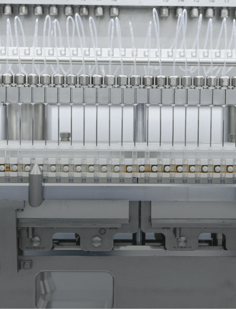 Image of fill-finish machinery